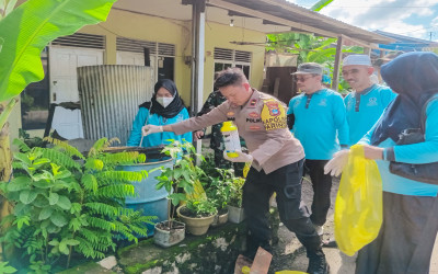 Antisipasi DBD, Dinkes PPKB Balangan Gelar Kampanye Gerakan Berantas DBD